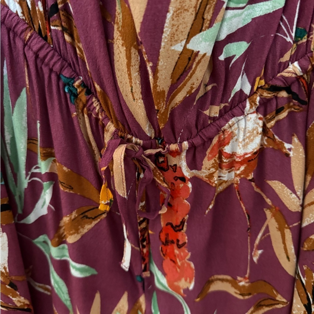 EXPRESS Tropical Romper Women M Medium - Picture 4 of 6